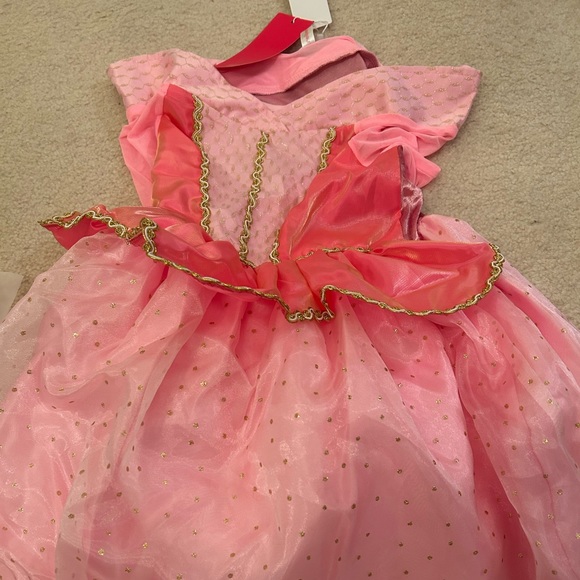 Relibeauty Pink Gold Princess Dress with Tiara and Scepter Size 6-6X - Picture 2 of 3